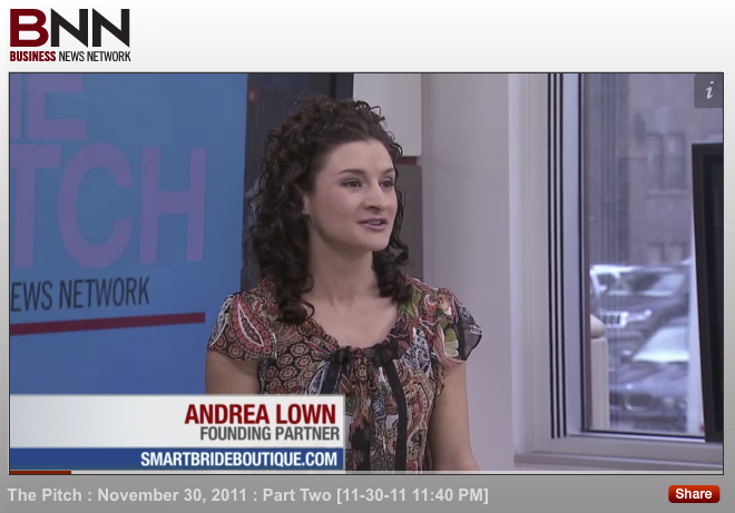Andrea Lown on BNN's ThePitch - Nov 30, 2011